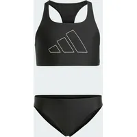 Adidas Performance Big Bars Kids Bikini Black / White