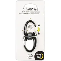 NITE IZE S-Biner 360 SlideLock Dual Karabiner, Drehkarabiner für