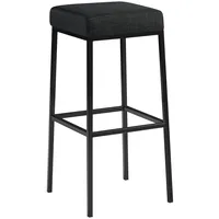 CLP Barhocker Montreal Stoffbezug dunkelgrau/schwarz
