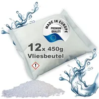 BOLASECA S.A. 12x 450g Luft-Entfeuchter Granulat im Vliesbeutel Nachfüllpack