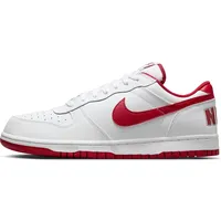 Nike Big Low Sneaker, White/Gym Red, 47.5