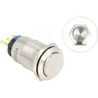 DeLock 20985 Druckknopf Panel Silber