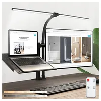 Reteyung Schreibtischlampe LED mit Fernbedienung, 24W 80cm Klemmbar Tageslichtlampe,