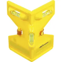 BGS BGS-technic Winkelwasserwaage 50877, magnetische Pfostenwasserwaage