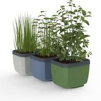 Gusta Garden Kräutertopf Herbs Buddy, hellgrau