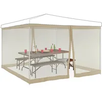 Relaxdays Moskitonetz für 3 x 3 m Pavillon, 2