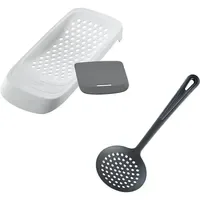 Westmark Spätzle-Set, 2tlg., 1 Spätzlereibe mit flexiblem Schaber, Spatzl