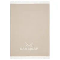 Sansibar Jacquard Scotch Wohndecke taupe 150x200 cm