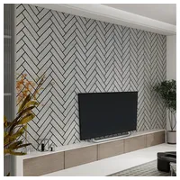 Home Deluxe Akustikpaneel Fischgrätenoptik VEGA Grey Oak 6er Set