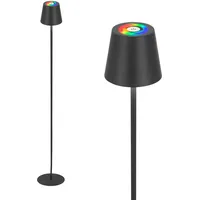 Briloner - RGBW LED Stehlampe kabellos mit Touch, stufenlos