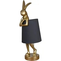 Palazzo Tischleuchte Hase Leuchte Rabbit Gold Tischlampe Hasenlampe Hasenfigur