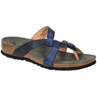 THINK! Think Julia Pantolette blau navy Zehentrenner für Damen,