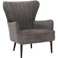 Mendler Lounge-Sessel HWC-K37, Cocktail-/Ohrensessel Polsterstuhl Retro Vintage Stoff Chenille
