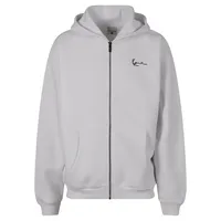 Karl Kani Chest Signature Essential Zip Hoodie in weiß,