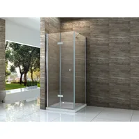 Alphabad HELTO Eckdusche mit Falttür 90 x 195 cm