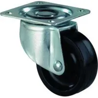 BS Rollen Lenkrolle F25, mit Platte, Durchmesser 30, B