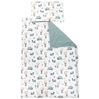 TupTam Kinder Bettwäsche Gemustert 2-Teilig Wendebettwäsche, Farbe: Füchse im