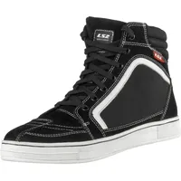 LS2 Doron Motorrad Schuhe, schwarz/weiß, 45