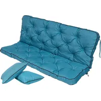 TexDeko Bankauflage 130 x 50 x 56 cm blau