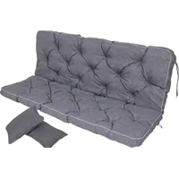 TexDeko Bankauflage 160 x 56 x 50 cm grau