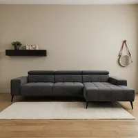 DOMO collection Ecksofa DOMO COLLECTION "Trento L-Form, mit Kufenfuß