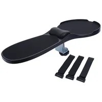 MCW 2in1 Armauflage mit Mauspad MCW-N76, Tisch-/Armlehnen-Mousepad Gelenkstütze Handgelenkkissen
