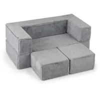 Costway Kindersofa, Grau, 52x42x100 cm, Kinder- & Jugendzimmer, Jugendmöbel,