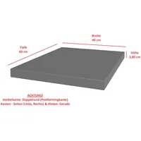 Küchen-Preisbombe Arbeitsplatte 40 cm 38mm Anthrazit matt Küche Nessa