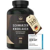 True Nature TRUE Nature® Schwarzer Knoblauch Kapseln Fermentiert -