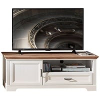 Innostyle TV-Lowboard Jasmin Artisan Eiche - weiß
