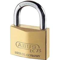 ABUS 26842 Messing 75 Vorhangschloss, 30 mm