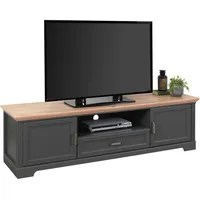 Innostyle TV-Lowboard Jasmin Dekor Grau Graphit