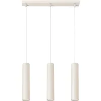 Sollux Lagos 3-flg. 3xGU10 10W 98 cm Metall beige