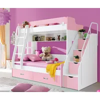 Aea Jugendbett Betten Rosa Kinderbett Doppelstockbett Stockbett Holz Möbel