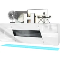 Vladon Sideboard Houston (hängende Kommode, mit 2 Türen und