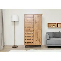 Mendler Schrank HWC-M46, Highboard Regalschrank Garderobenschrank Hochschrank, 4 Türen