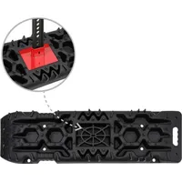 VidaXL Traktionsmatten 2 Stk. Schwarz 107x31x7 cm Nylon