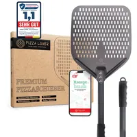 Pizza Lover Pizzaschieber 30 x 70 cm Aluminium schwarz
