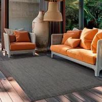 Ayyildiz Outdoor-Teppich Giza 1410 Schwarz 60 cm x 100