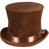 Thetru Brauner Zylinder mit Schleife Herren 59-60