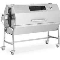 Royal Catering Spanferkelgrill Spießgrill Abdeckung mit Thermometer Grillmotor 40kg