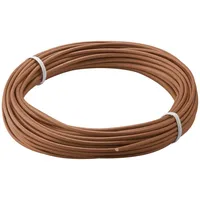 Goobay Kupferlitze isoliert, 1x0,14mm, 10m - Farbe: braun