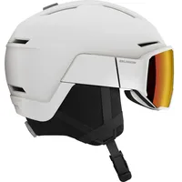 Salomon Osmo Sigma Skihelm mit Visier-Weiss-S