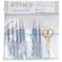 Tulip Etimo Häkelnadel Set aus hochwertigem Stahl, Premium Gold