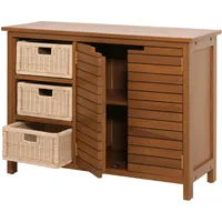 Mendler Teak-Waschbeckenunterschrank HWC-M84, Waschtisch Schrank, hochwertiges B-Grade-Teak (Kernholz, 20-30