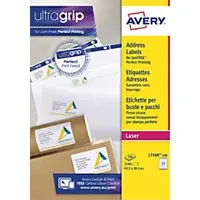 Avery Zweckform Etiket Avery L7160-100 63.5x38.1mm wit 2100stuks