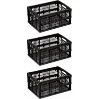 Gardissimo 3er-Set Klappbox Faltbox Klappkorb klappbar Einkaufskorb 32L