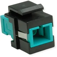 Roline Keystone LWL-Adapter SC/SC Simplex, Multimode, OM3