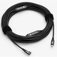 Cobraunion CobraTether USB-C an USB-C 90° 10m schwarz