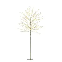 MARELIDA LED Baum Lichterbaum gold 150cm 480LED Innen Außen